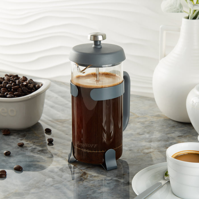 Image 1 of Leo Aroma Glass French Press, 12oz