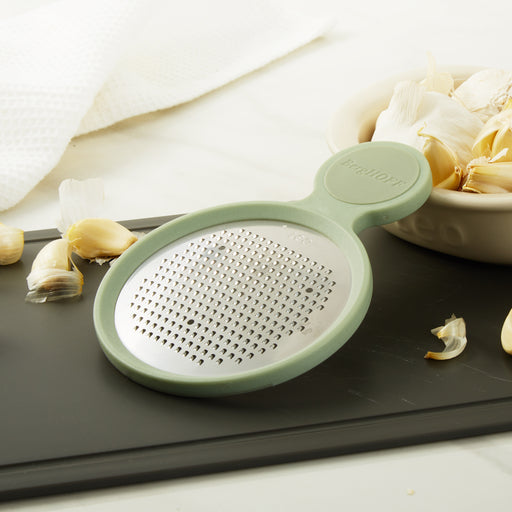 Image 2 of Leo Balance 18/10 Stainless Steel Round Fine Paddle Grater, 6"