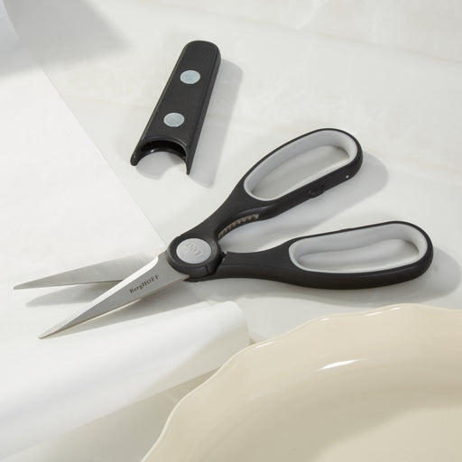 Image 1 of Leo Graphite 9" Multifunctional Kitchen Scissors, Recycled