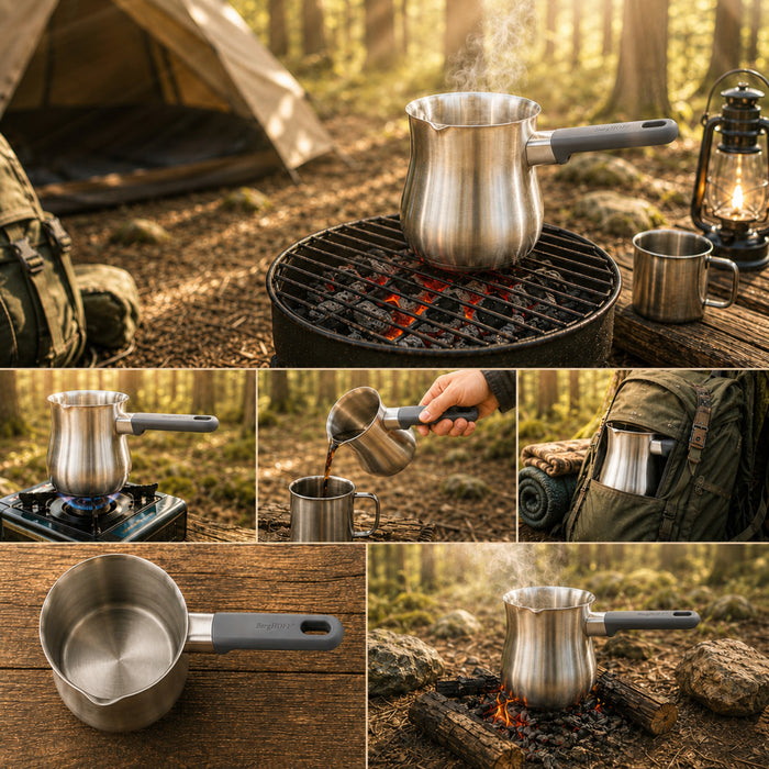 Image 6 of Leo Balance Stainless Steel 17oz Moka Pot