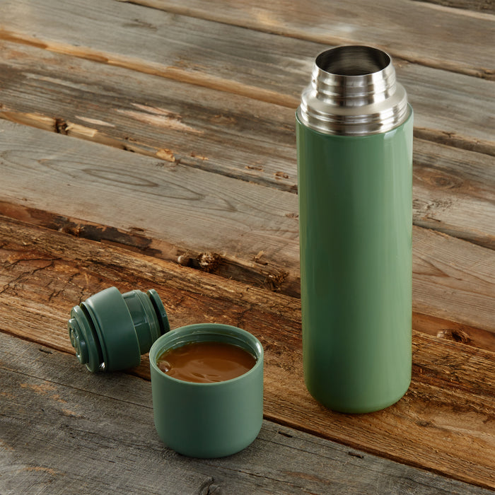 Image 1 of Leo Balance Thermal Flask 16.9oz, Green