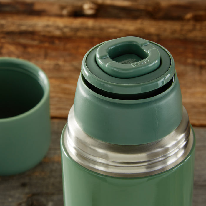 Image 8 of Leo Balance Thermal Flask 16.9oz, Green