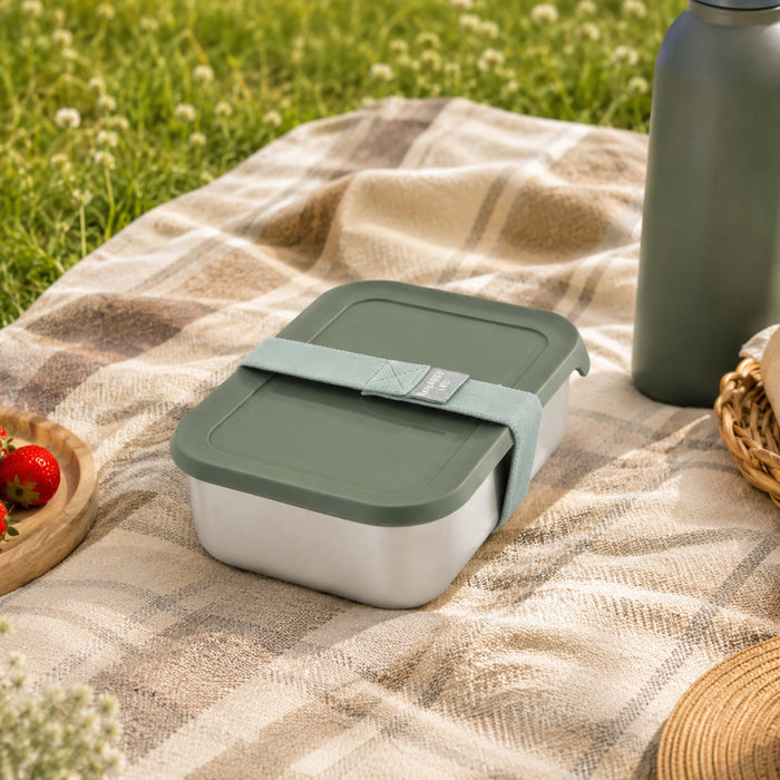 Image 1 of Leo Balance 18/10 Stainless Steel Lunch Box