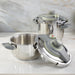 Image 1 of Leo Vita 4Pc Stainless Steel Pressure Cooker Set