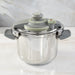 Image 1 of Leo Vita Stainless Steel Pressure Cooker 6qt.