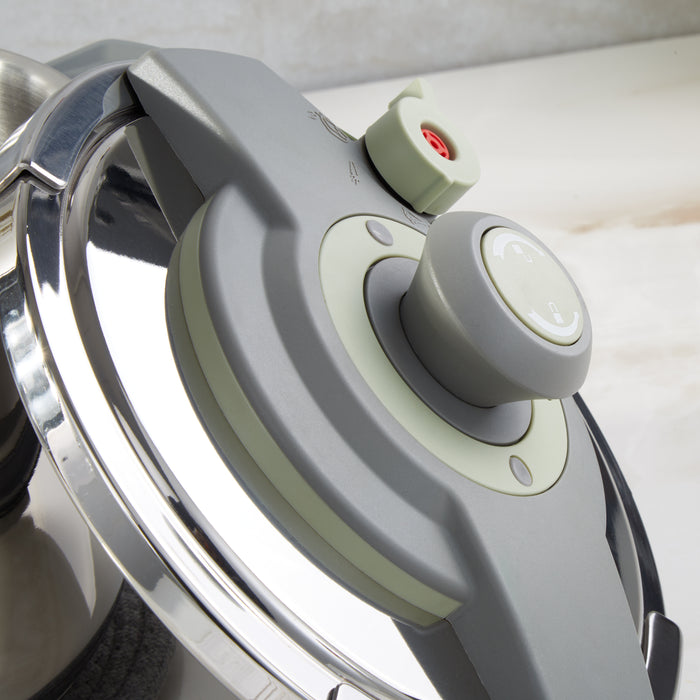 Image 5 of Leo Vita Stainless Steel Pressure Cooker 6qt.