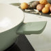 Image 3 of Leo Balance Nonstick Ceramic 12.75" Wok Pan 6.2qt., Glass Lid, Sage