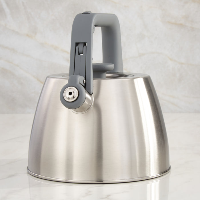 Image 6 of Leo Balance Anthracite Stainless Steel 2.3qt. Whistling Kettle