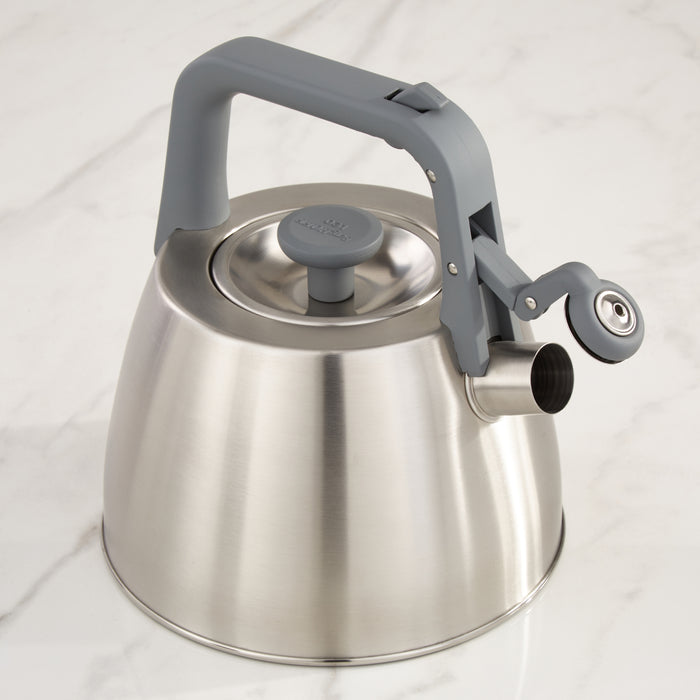 Image 7 of Leo Balance Anthracite Stainless Steel 2.3qt. Whistling Kettle