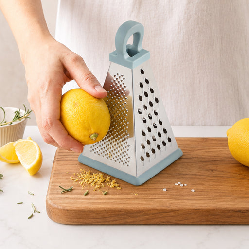 Image 1 of Leo Balance 4-sided Pyramid Grater, Slate