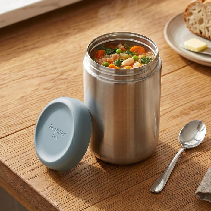 Image 3 of Leo Balance 25oz Insulated Food Container, Slate