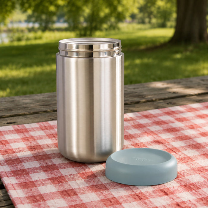 Image 6 of Leo Balance 25oz Insulated Food Container, Slate