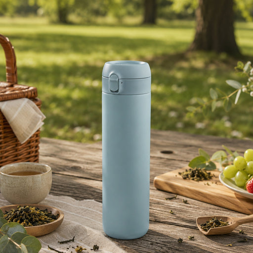 Image 1 of Leo Stainless Steel 24oz Thermal Flask, Slate