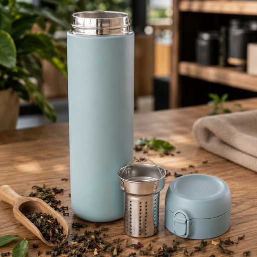 Image 2 of Leo Stainless Steel 24oz Thermal Flask, Slate