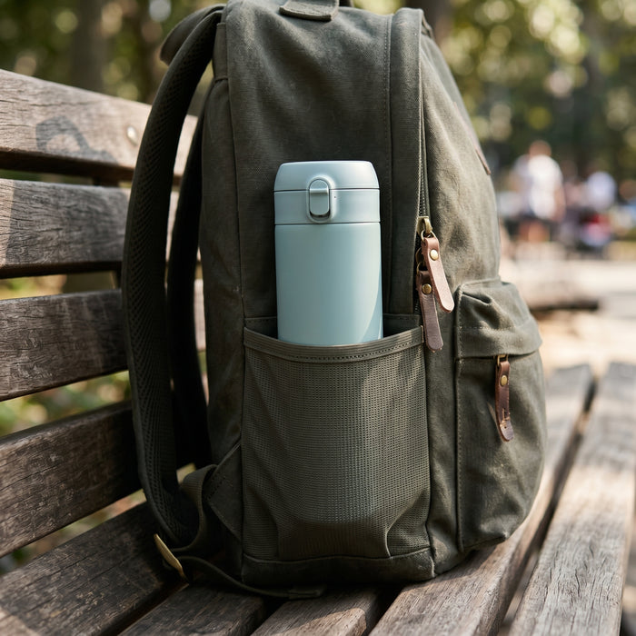 Image 6 of Leo Stainless Steel 24oz Thermal Flask, Slate