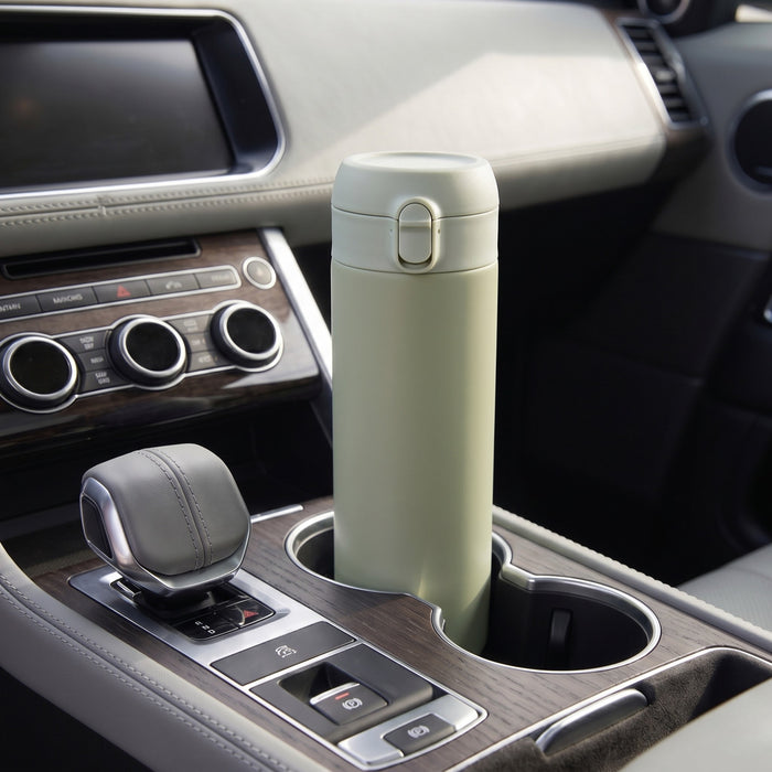 Image 4 of Leo Stainless Steel 24oz Thermal Flask, Sage