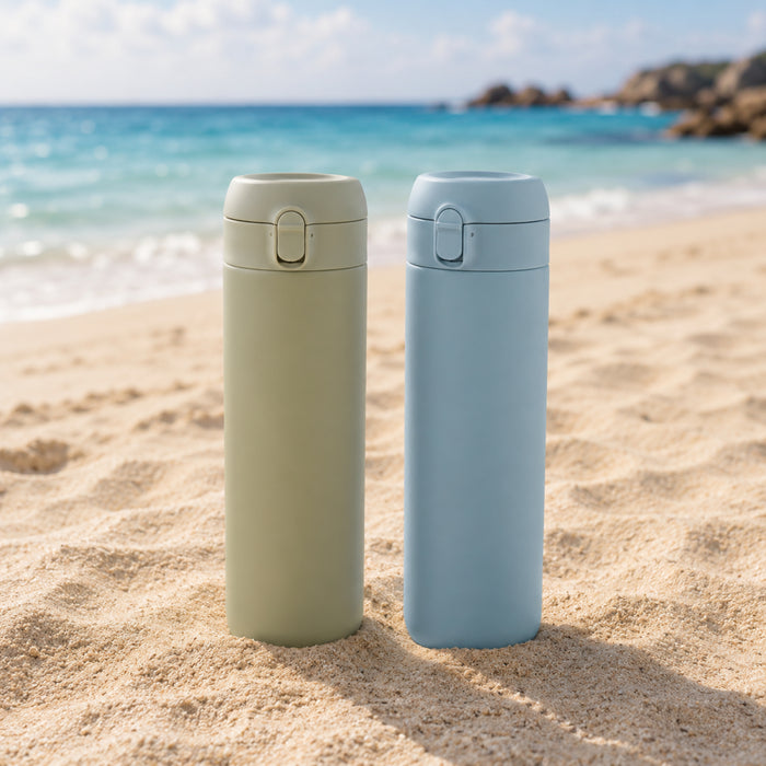 Image 8 of Leo Stainless Steel 24oz Thermal Flask, Sage