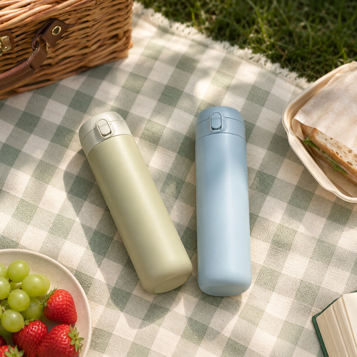 Image 9 of Leo Stainless Steel 24oz Thermal Flask, Sage