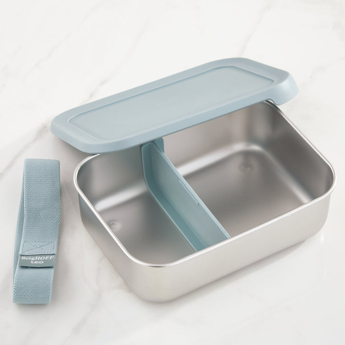 Image 2 of Leo Balance Stainless Steel Lunch Box, Slate