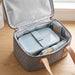 Image 9 of Leo Balance Stainless Steel Lunch Box, Slate