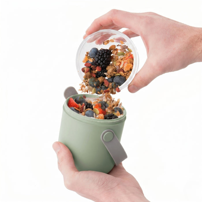 Image 4 of Leo Balance 22oz Dual Lunch Pot, Sage