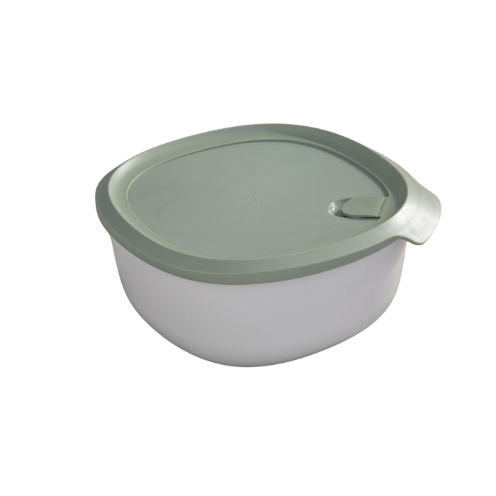 Image 7 of Leo To Go Salad Bowl With Flatware Set, Sage