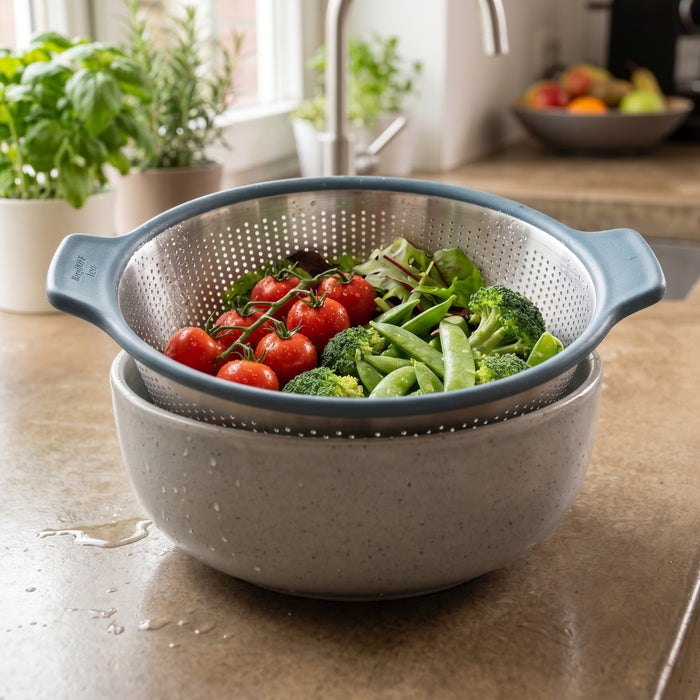BergHOFF Leo 18/10 Stainless Steel Colander, 10"
