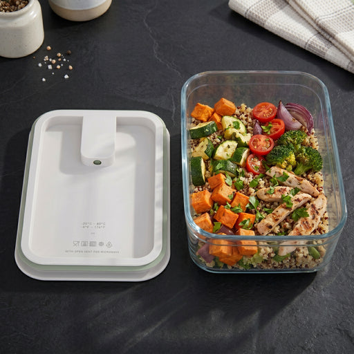 Image 2 of Leo Balance Perfect Seal Glass Food Container 1.2qt.