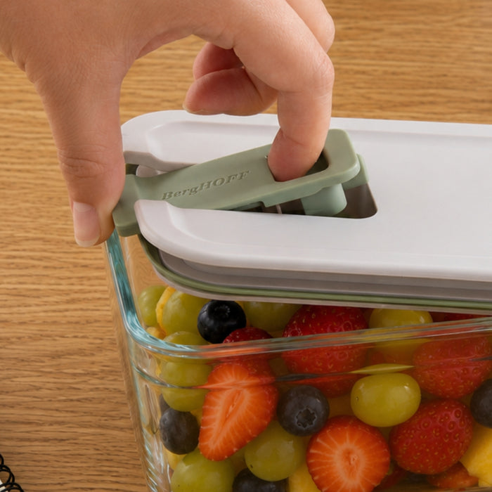 Image 3 of Leo Balance Perfect Seal Glass Food Container 1.2qt.