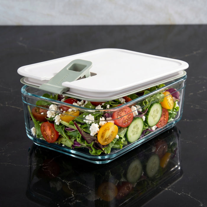 Image 8 of Leo Balance Perfect Seal Glass Food Container 1.2qt.