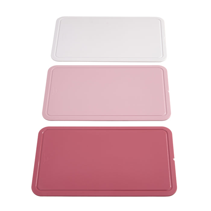 Image 2 of Leo Legacy 3pc PP Cutting Board Set 12.5", Pink