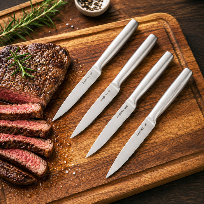 Image 1 of Leo Legacy 4pc Stainless Steel Steak Knife Set