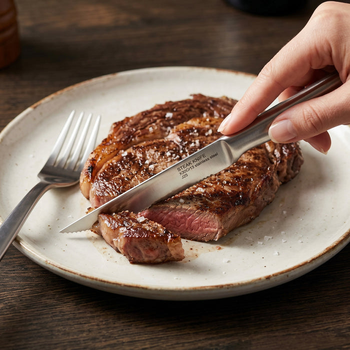 Image 2 of Leo Legacy 4pc Stainless Steel Steak Knife Set