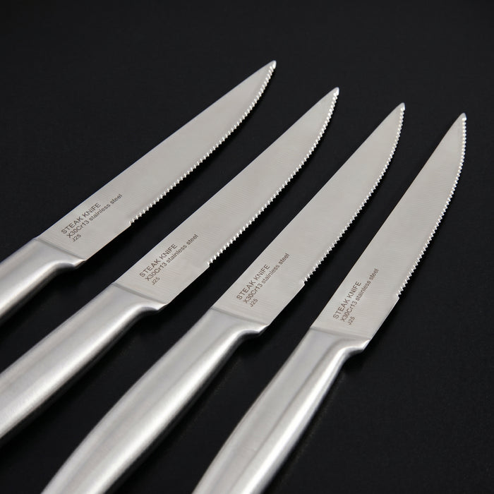 Image 4 of Leo Legacy 4pc Stainless Steel Steak Knife Set