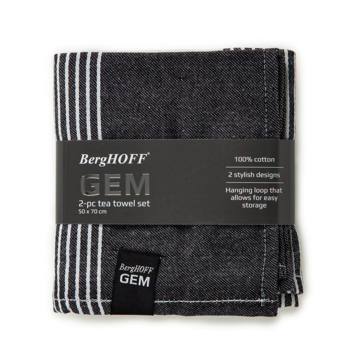 BergHOFF GEM 2pc Cotton Tea Towel Set, Multicolor - Kitchen Towels