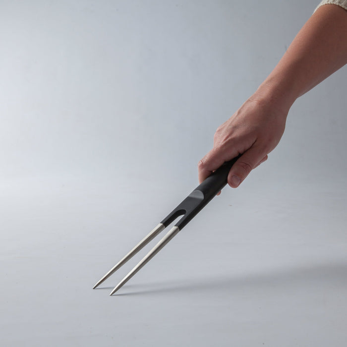 BergHOFF Ron 6.75" Stainless Steel Carving Fork Black - Carving Forks