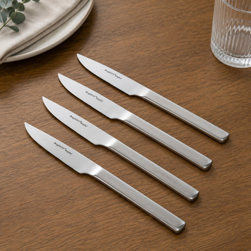 BergHOFF Essentials 18/10 Stainless Steel 4pc Steak Knife Set, Essence - Kitchen Knives
