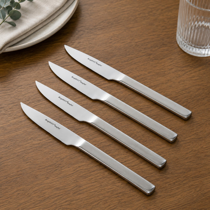 BergHOFF Essentials 18/10 Stainless Steel 4pc Steak Knife Set, Essence
