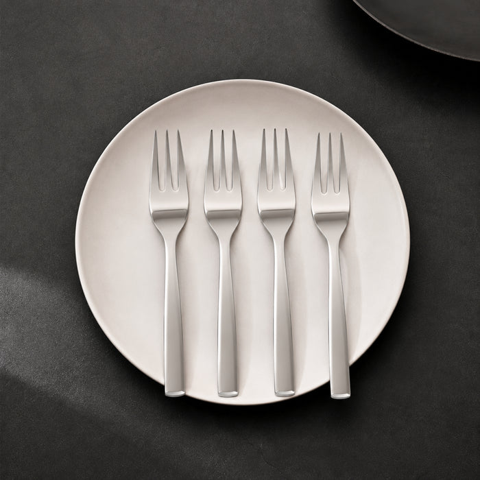 BergHOFF Leo Pure 18/10 Stainless Steel 4pc Cake Fork Set, 6"