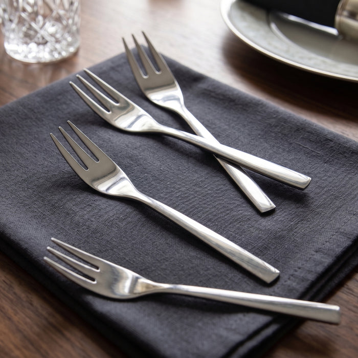 BergHOFF Leo Pure 18/10 Stainless Steel 4pc Cake Fork Set, 6"