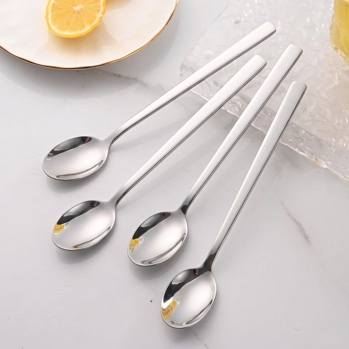BergHOFF Leo Pure 18/10 Stainless Steel 4pc Latte Spoon Set, 8"