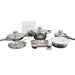 BergHOFF TFK 15Pc Gourmet 18/10 Stainless Steel Cookware Set - Cookware Sets