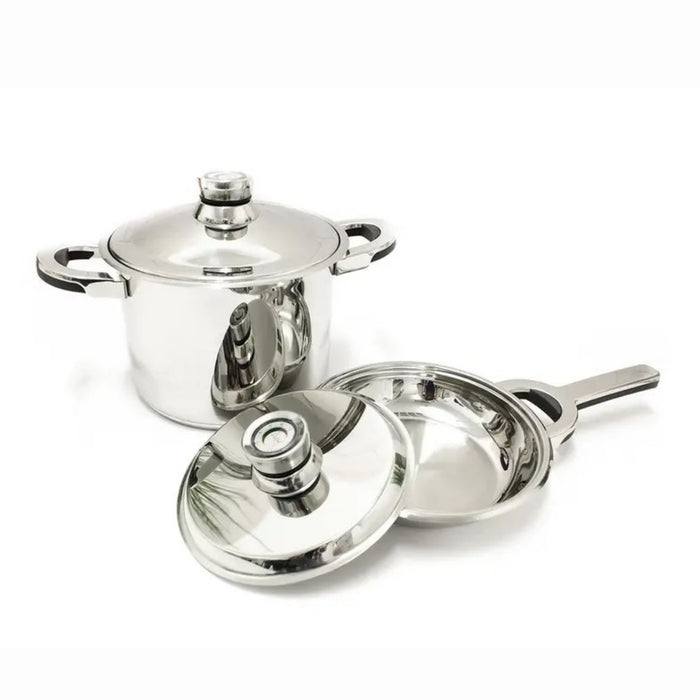 BergHOFF TFK 15Pc Gourmet 18/10 Stainless Steel Cookware Set - Cookware Sets