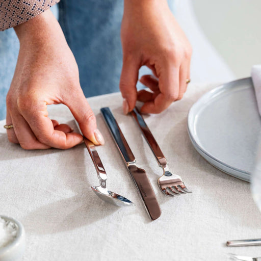 Image 1 of Elegant 30Pc Stainless Steel Flatware Set