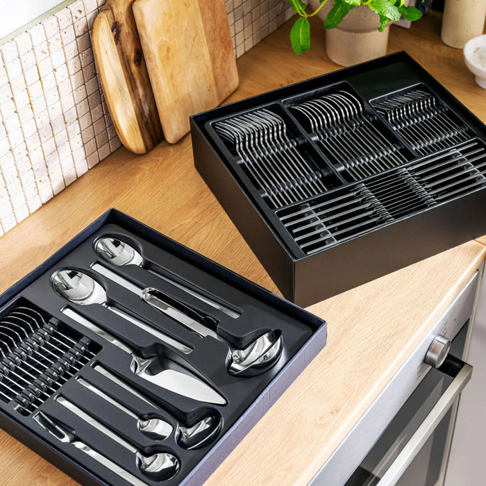 Image 1 of Elegant 72Pc Stainless Steel Flatware Set