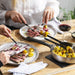 Image 3 of Nommie 2Pc Stainless Steel Salad Serving Utensils Duo, Smokey Black