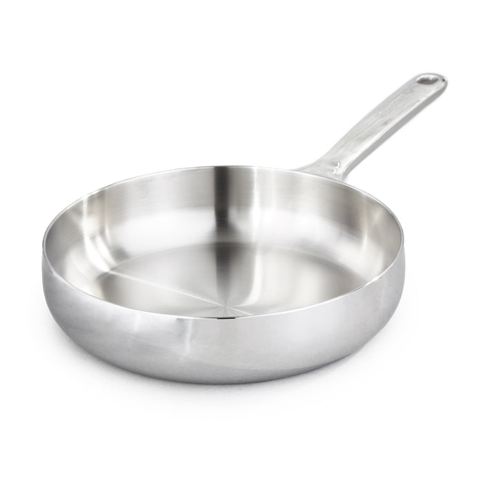 Image 9 of Belly Tri-Ply 18/10 Stainless Steel 9.5" Fry Pan, Stellar