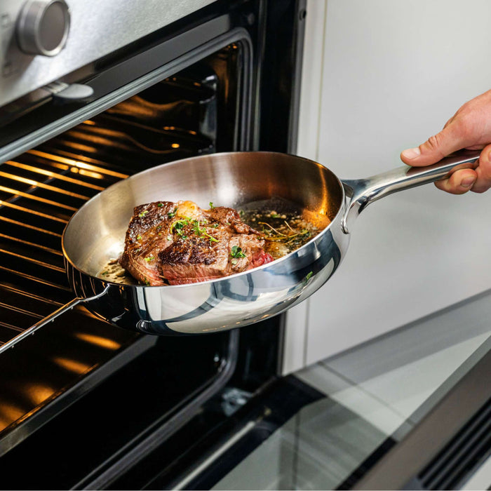 Image 2 of Belly Tri-Ply 18/10 Stainless Steel 11" Fry Pan, Stellar