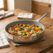 Image 1 of Belly Recycled Tri-Ply 18/10 Stainless Steel Nonstick Ceramic 9.5" Fry Pan, Stellar