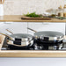 Image 5 of Belly Recycled Tri-Ply 18/10 Stainless Steel Nonstick Ceramic 9.5" Fry Pan, Stellar